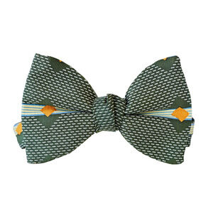 VTG The Original Adjusto Tie Retro Bowtie Wedding Tuxedo Formal Academia Grandpa